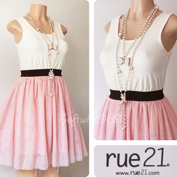 Last☝️ Pink Tutu Tulle Mesh Ballerina Casual Dress - Picture 6 of 8